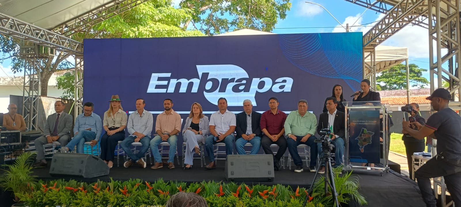 Weverton Rocha destaca união de esforços no lançamento das obras da nova sede da Embrapa Maranhão